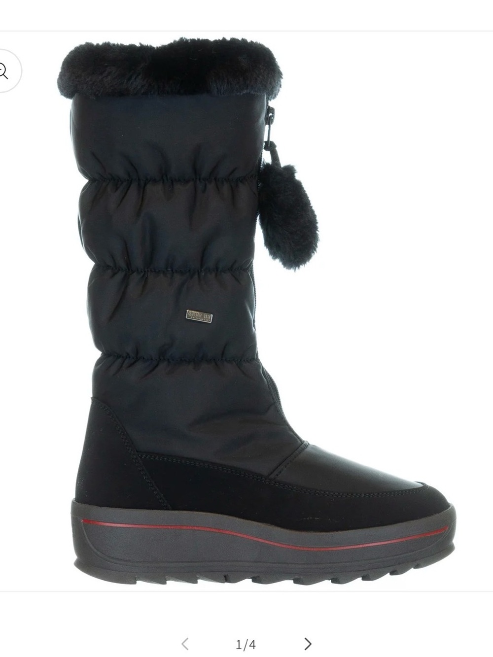 Pajar Canada Toboggan 2.0 Black Waterproof Tall Winter Snow Boots NIB